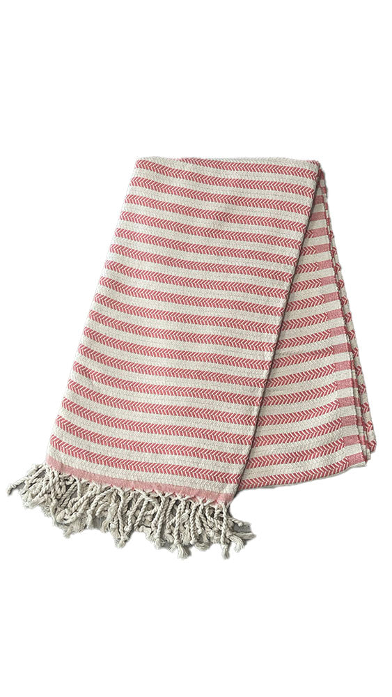 Pink Turkish Beach Towel