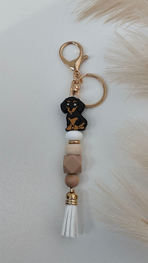 Dachshund Keyring