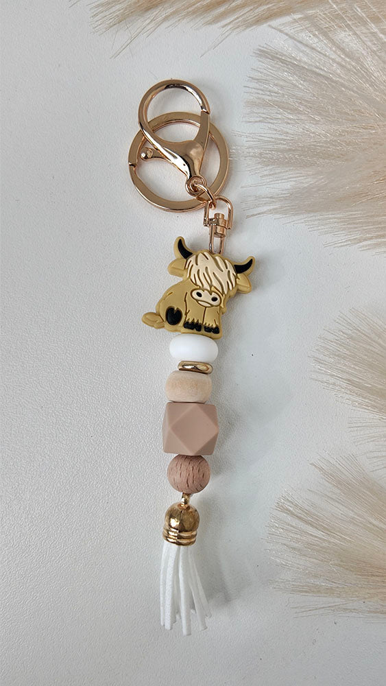 Highland Cow Keyring