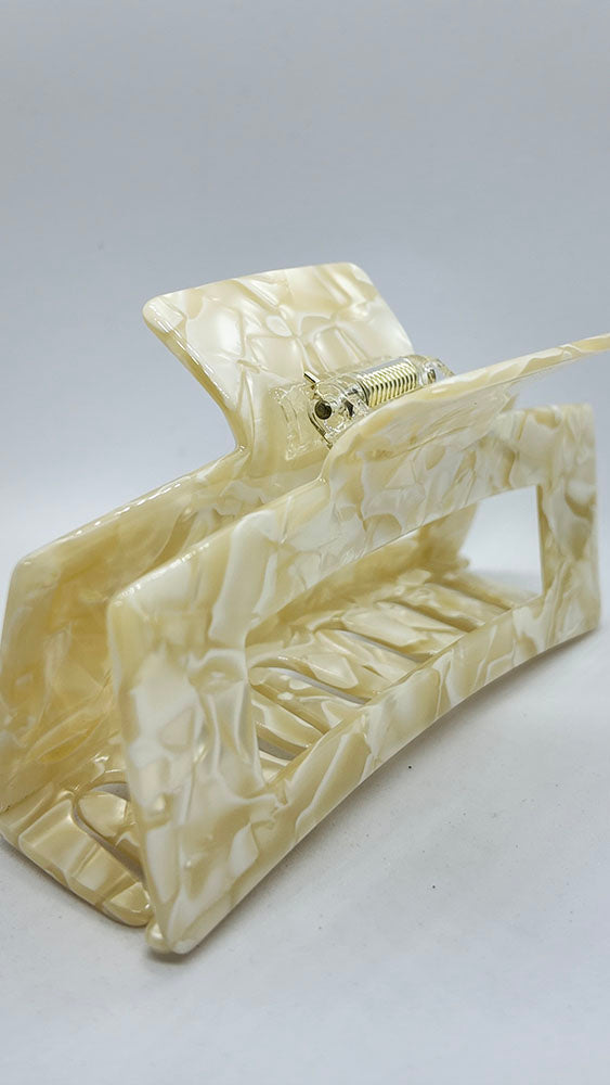 Yellow hair claw clip