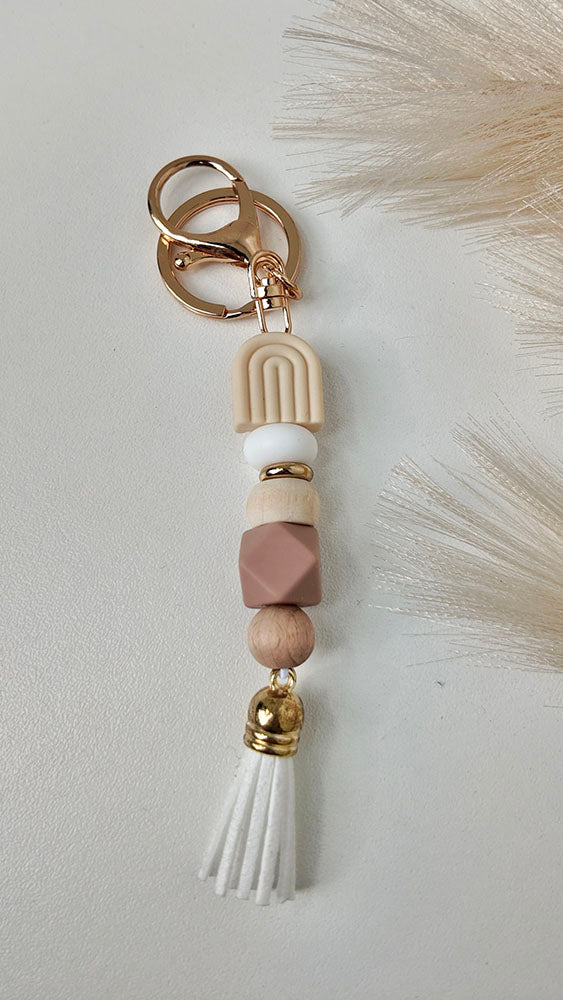 Bone Rainbow Keyring