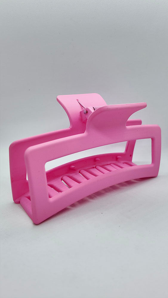 Pink hair claw clip