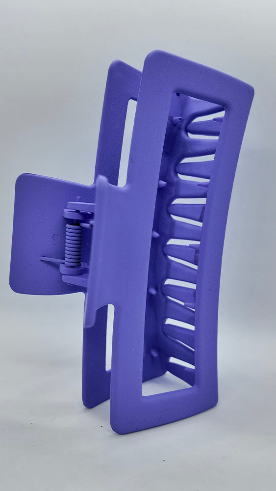 Purple hair claw clip