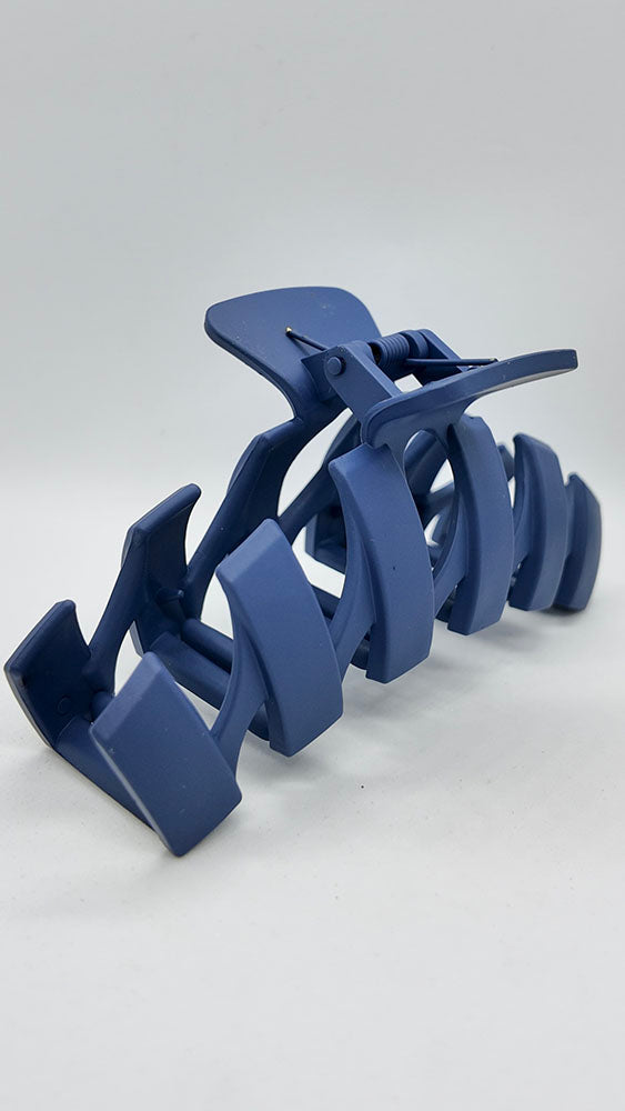 Blue hair claw clip