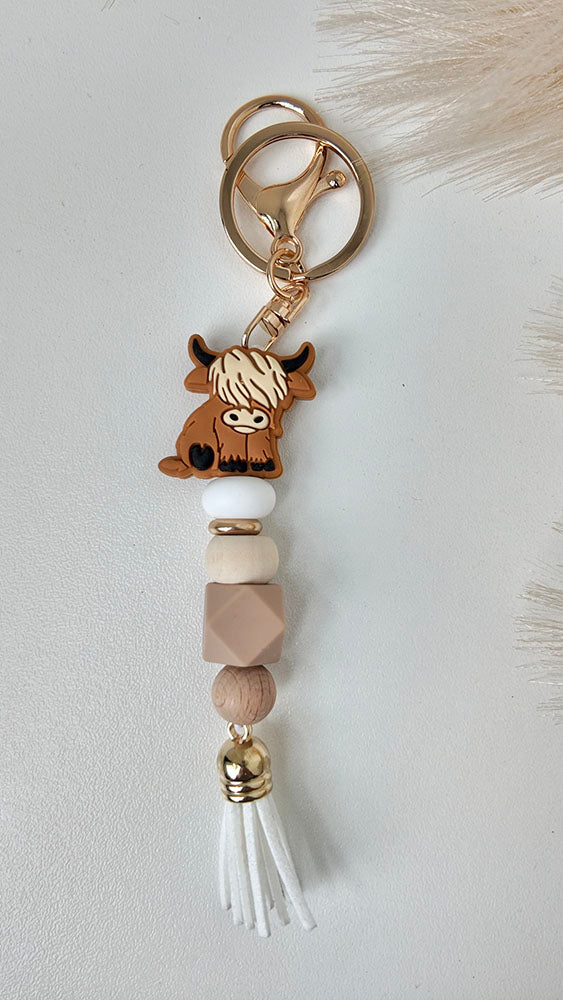 Moo Cow Keyring