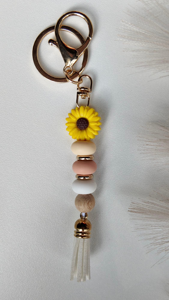Yellow Flower Keyring