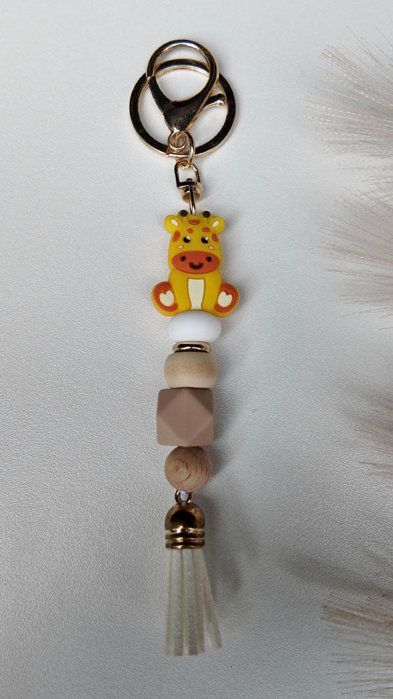 Giraffe Keyring