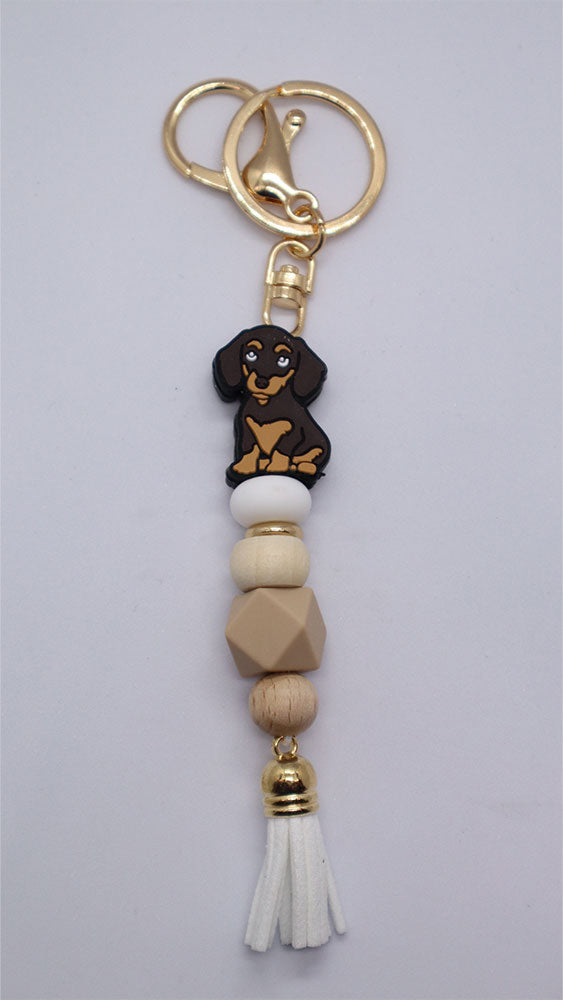 Dachshund Keyring