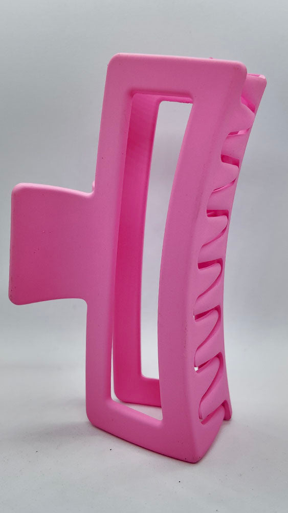 Pink hair claw clip
