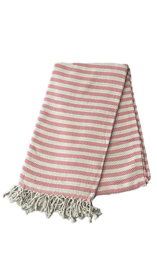 Pink Turkish Beach Towel
