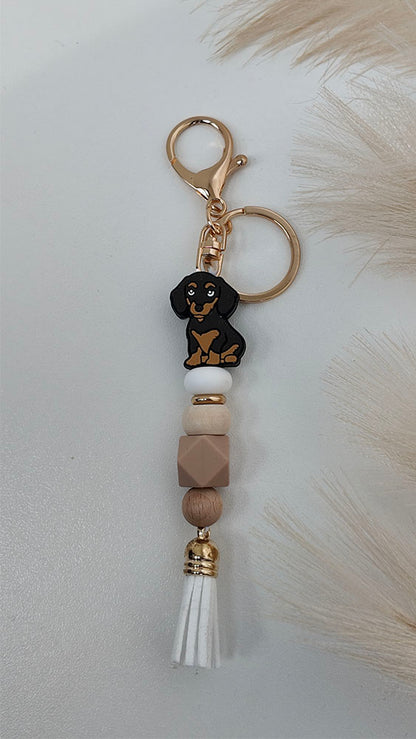Dachshund Keyring