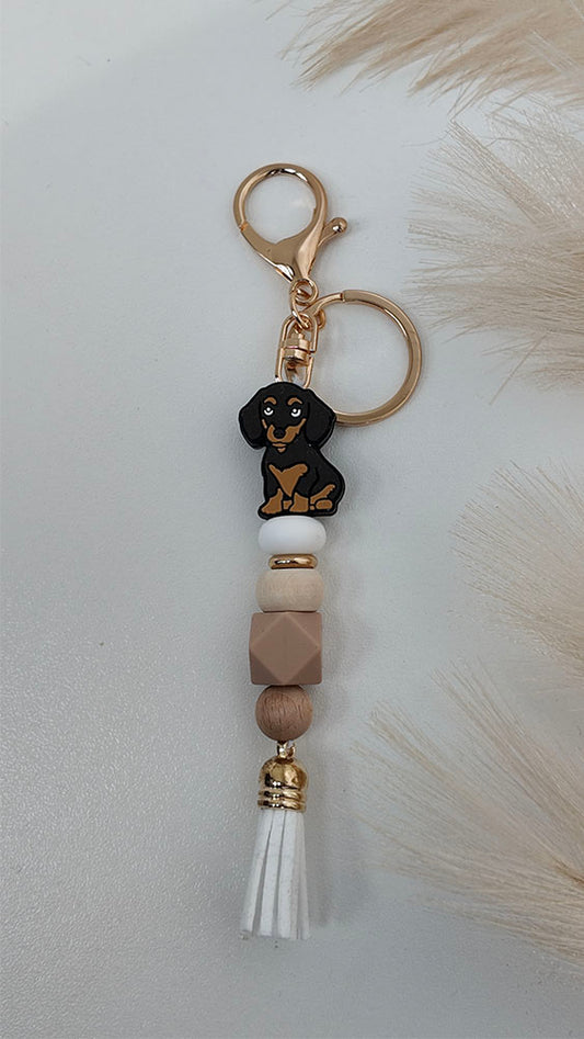 Dachshund Keyring