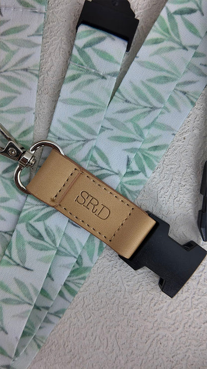 Forest Fabric Lanyard