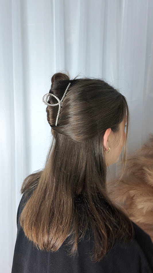Silver Metal Claw Clip 