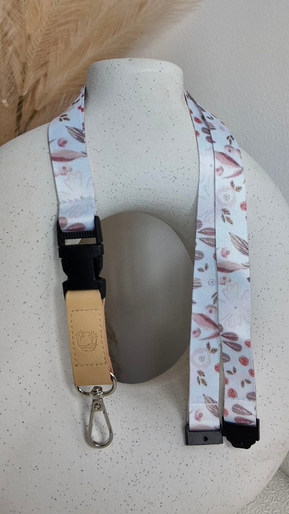 Bloom Fabric Lanyard