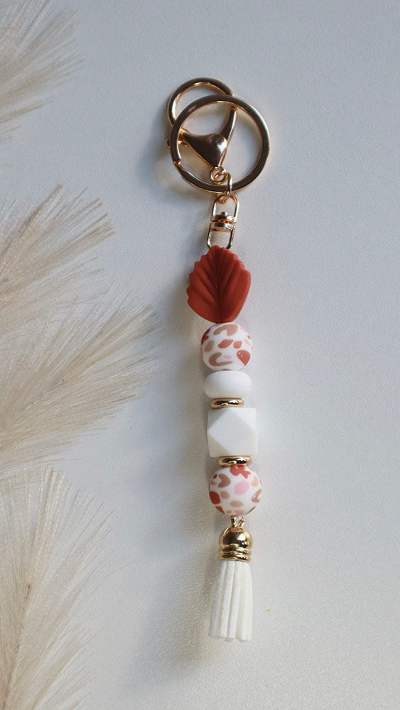 Rusty Leaf Keyring