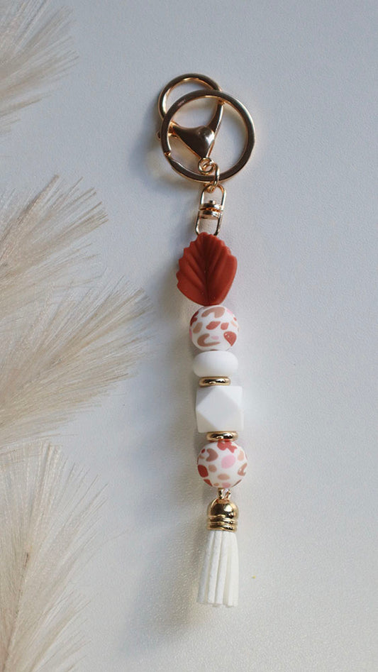 Rusty Leaf Keyring