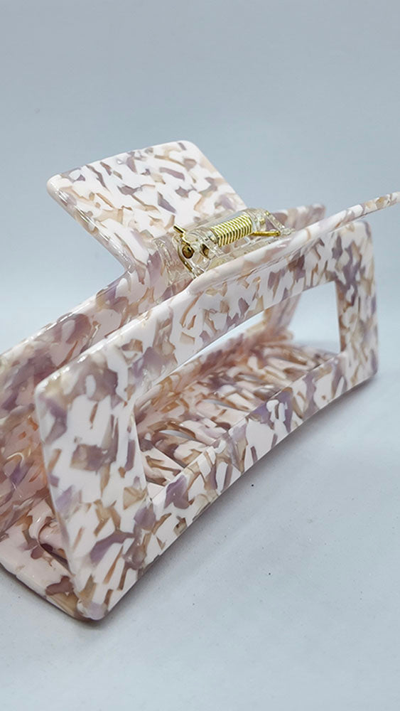 Pink hair claw clip