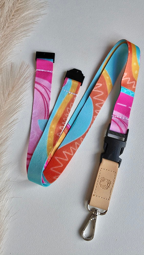 Carnival Fabric Lanyard