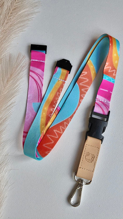 Carnival Fabric Lanyard