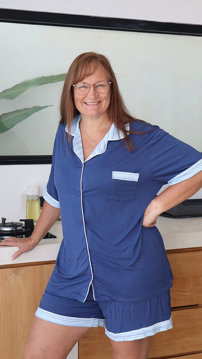 Coastal Blue Pyjamas – Summer