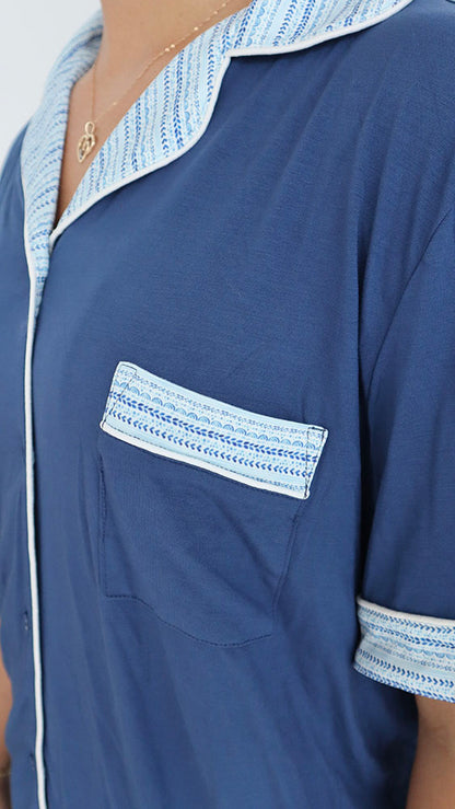 Coastal Blue Pyjamas – Summer