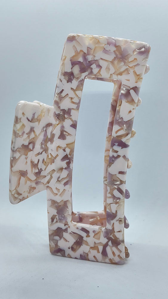 Pink hair claw clip