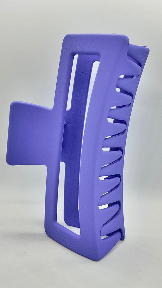 Purple hair claw clip