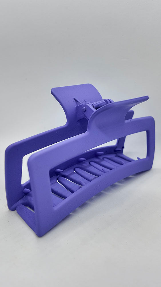 Purple hair claw clip