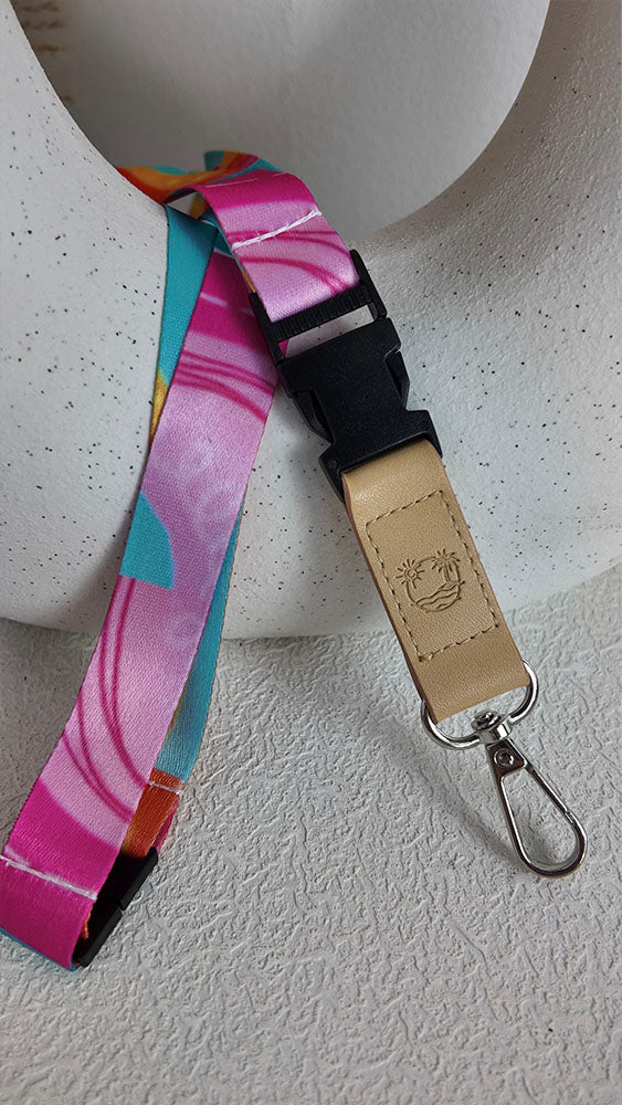 Carnival Fabric Lanyard