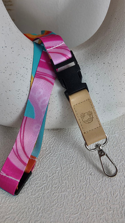 Carnival Fabric Lanyard