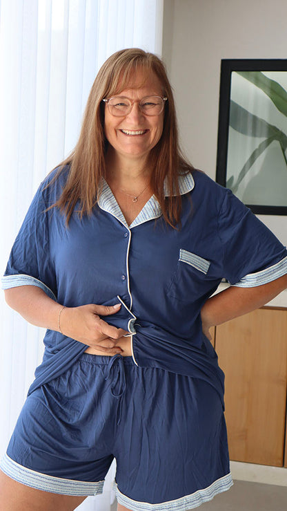 Coastal Blue Pyjamas – Summer