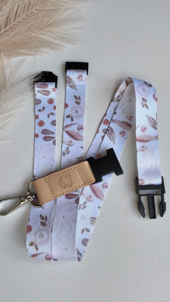 Bloom Fabric Lanyard