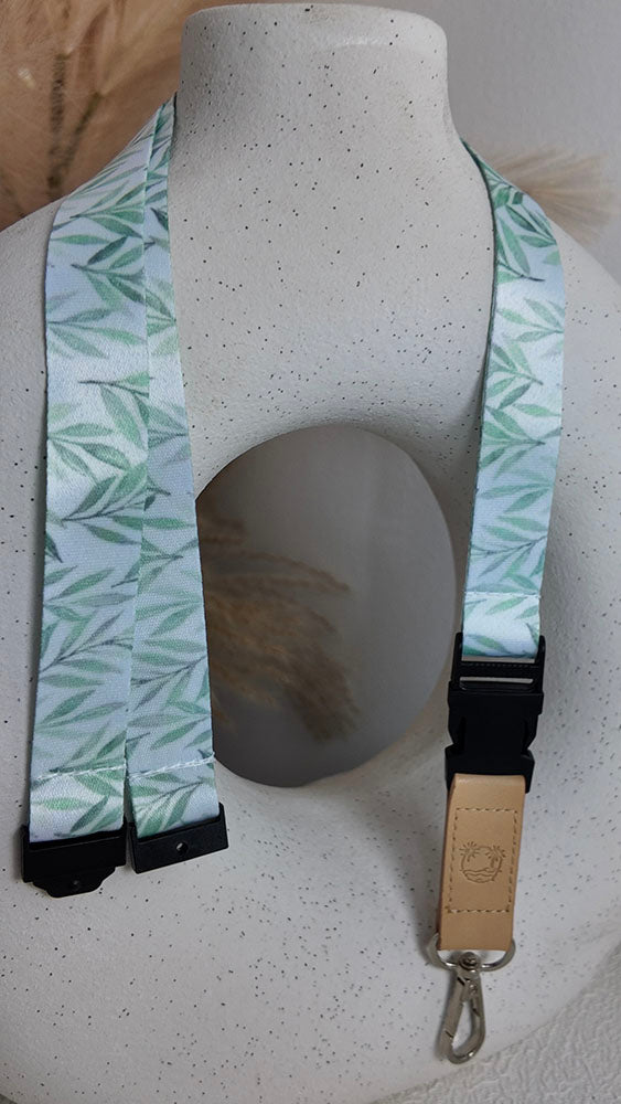 Forest Fabric Lanyard