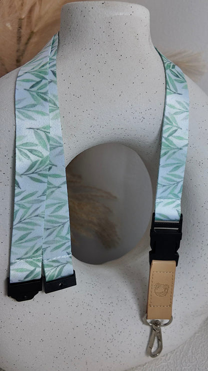 Forest Fabric Lanyard