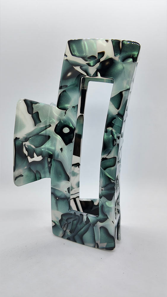 Blue hair claw clip