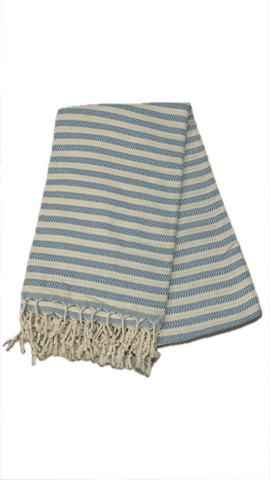 Blue Stripe Beach Towel