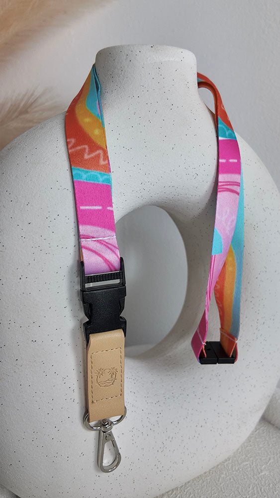 Carnival Fabric Lanyard