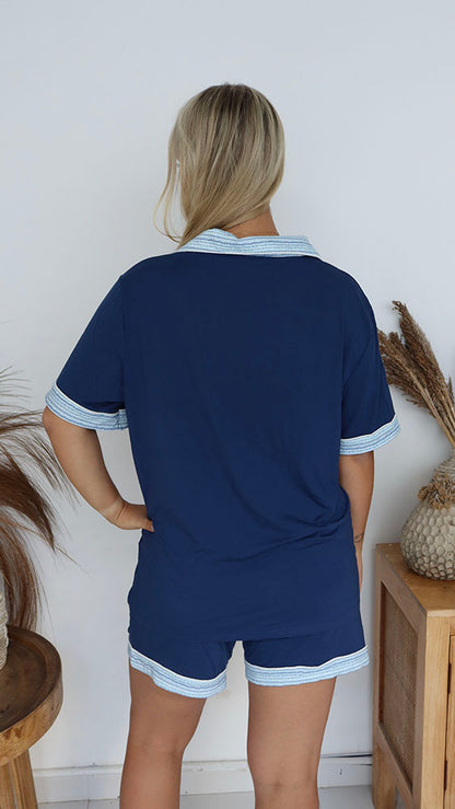 Coastal Blue Pyjamas – Summer