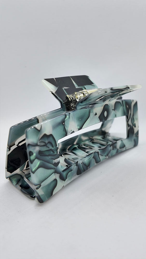 Blue hair claw clip