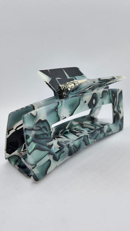 Blue hair claw clip