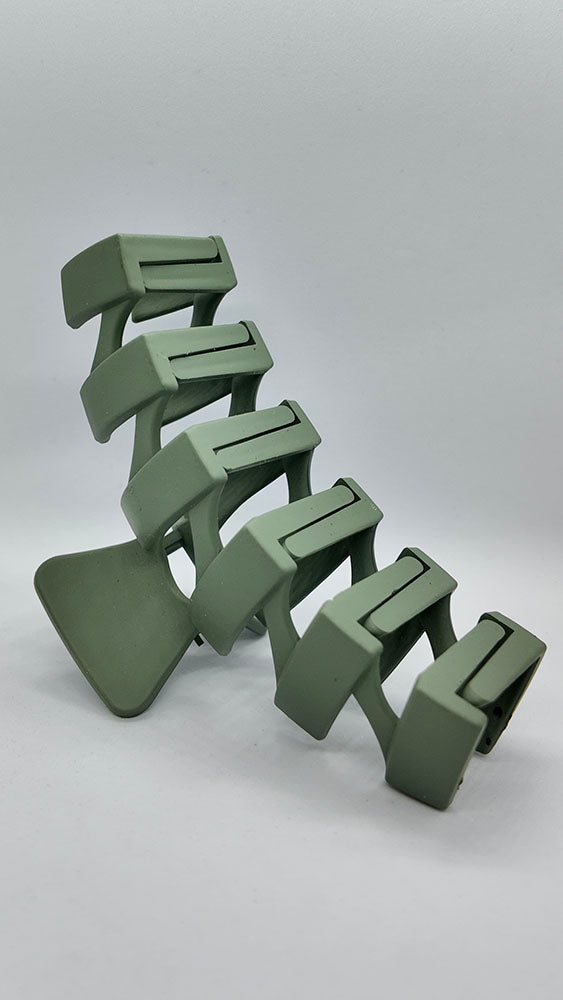 Sage Green hair claw clip