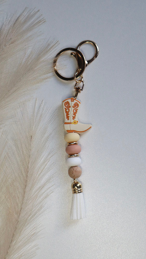Cowgirl Boot Keyring