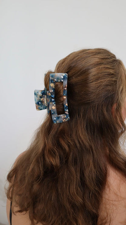 Blue Hair Claw Clip 