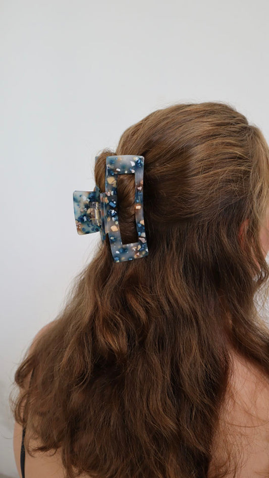 Blue Hair Claw Clip 