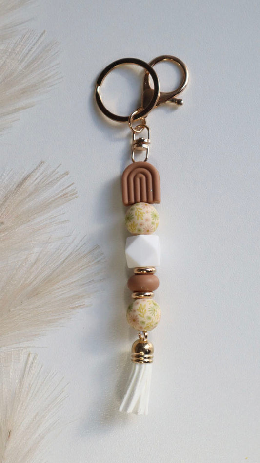 Cocoa Daisy Rainbow Keyring
