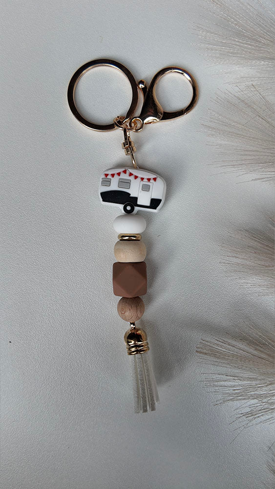 Black Caravan Keyring