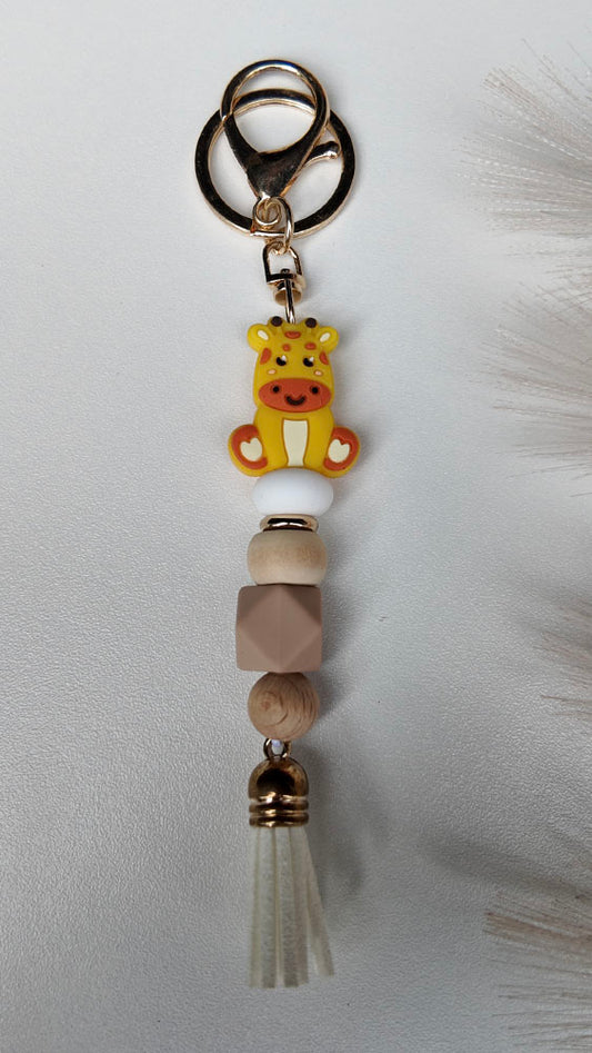Giraffe Keyring