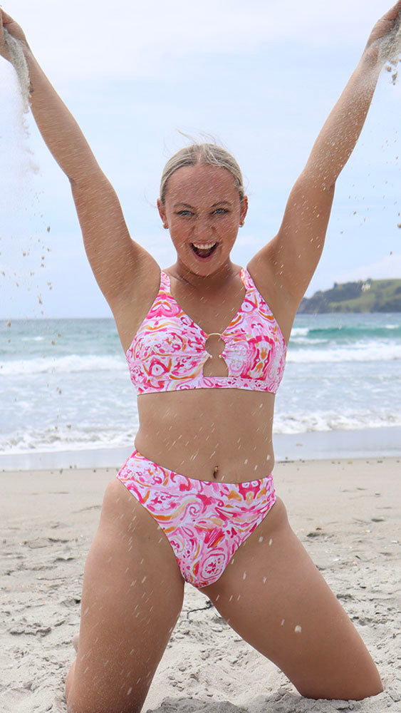 Cherry Blossom Bikini Top